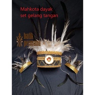 Dayak Crown Bracelet set, Free Box facking