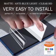 Hydrogel Screen Protector Samsung A02 A02S A12 A11 A21 A21S A01 Core Blueray Matte