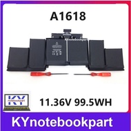 แบตเตอรี่ ของแท้ A1618 FOR MACBOOK PRO RETINA 15 A1398 ปี 2015   A1618