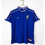 1998 Brazil away football short sleeved retro jersey