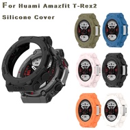 TPU Case for Huami Amazfit T-Rex 2 Soft Silicone Cover for Amazfit Trex 2 Protective Shell Frame Smart Watch Accessories Color