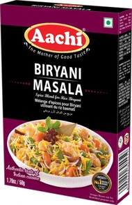 Aachi BIRYANI MASALA - Spiced Blend to Prepare Rice Biryani 50G {Made in India}