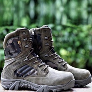 Delta High-top Military Boots Hiking Shoes Training Shoes Boots Leather Outdoor Desert Boots