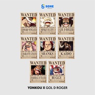 Poster One Piece | Poster Bounty One Piece | Poster Bounty One Piece 1 Set isi 10pcs | Poster Anime