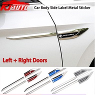 2pcs Proton Persona Car Badge Side Door Fender Stickers Metal Car Stickers (Right+Left) Stainless St