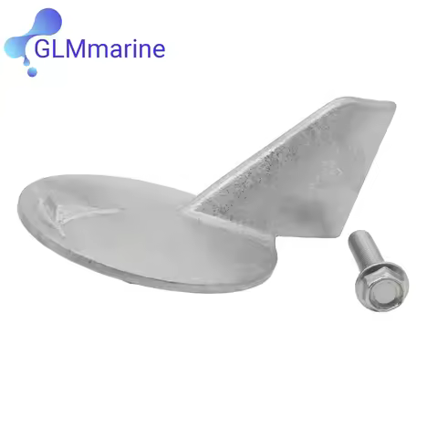 6J9-45371-00 for Yamaha 115HP 150HP 175HP 200HP Outboards Engine Trim Tab Skeg Zinc Anode with Screw