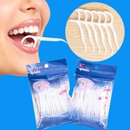 Dental Floss Sticks Disposable Floss Sticks Teeth Cleaning Tool Oral Care Tooth Floss Teeth