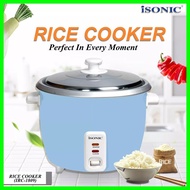 [READY STOK] periuk nasi murah 1.0 1.8 2.8 liter electric rice cooker 1.8 litre elektrik isonic