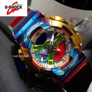g*/@shock GM-110-1A metal fashion rainbow limited edition waterproof sports GM110 fashion resin watc