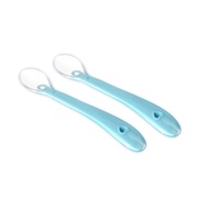 Kidsme set of 2 silicone spoons - Gentle for sensitive gums and newly grown teeth