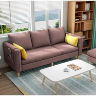 Apartment Sofa 2/3 Seater Fabric Sofa Detachable Sofa (Free Assemble)