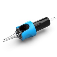 Finger Ledge Tattoo Cartridge Needles #10(5RL) Round Liner 0.3mm Bugpin X-Taper 16Pcs With Membrane 