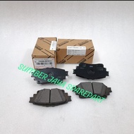 Rear brake pads for grand all new Avanza 2011, original Toyota 04466-B1011