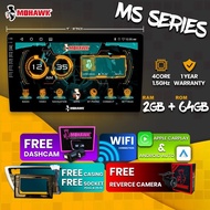 (FREE Dashcam &amp; Camera)Honda (2GB+64GB) Mohawk MS Series Android Player QLED Plug n Play