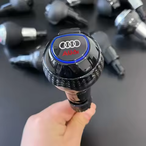 Carbon Fiber Gear Shift Knob handle lever for Audi A6L S3 A1 A7 SQ5 RS4 RS6 S7 Q3 S4 S7 A3 Q2L RS3 R