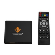 X8 4K Digital Media Player Mini TV Box Advertsing Machine TF Card U Disk Playback H.265/HEVC Loop Pl