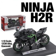 KAWASAKI Diecast Ninja H2R Yamaha YZF-R1M Bicycle Model R1M Bicycle Scale