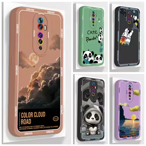 For OPPO Reno 2Z 2F Case Soft Silicone TPU Cute Cartoon Phone Shell for Oppo RENO2Z / RENO 2F RENO2F