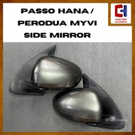Passo Hana/Perodua Myvi Lagi Best Side Mirror [5 Pins][Auto Flip][2 Colors][Original from Japan 🇯🇵][Used]