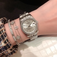Rolex Datejust Diamond Ring Citizen Calibre 8213 Couple Watch