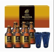 限定Sapporo Yebisu惠比壽 Meister 原創玻璃杯 2 件套禮盒