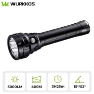 Wurkkos DL40 Diving Flashlight Bright 5000lm Dive light with 4*LH351D 90CRI 26650 IPX-8 Waterproof U