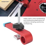 RYEIGHTONFT T Track Clamp, Aluminum Alloy Red T Track Clamps Kit, Accessories T Slots Adjustable T T