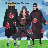 Akatsuki/Naruto Costume For Kids And Adult Separate Headwear Unisex