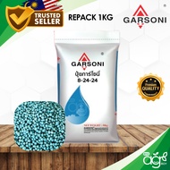 AgroBuddy 1kg Garsoni 8-24-24 Baja Akar, Bunga & Buah Sebatian | Imported Compound