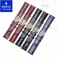 Pate-k P-hilippe Watch Strap Genuine Leather Or*ginal Authentic Men's 5167A Cowhide Strap Butterfly 