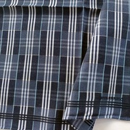 Burberry 復古手帕 藍白格紋 19 x 18.5 英吋