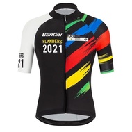 CBOX 21SS UCI Rainbow Cycling Jerseys MTB Quick-drying Racing Clothing