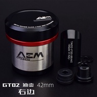 ขวดน้ำมันสแตนเลส AEM ผลิตในจีน GT02 PX1 สำหรับรถยนต์ Brembo RCS CC F130P ที่ปรึกษาด้านการเดินทาง