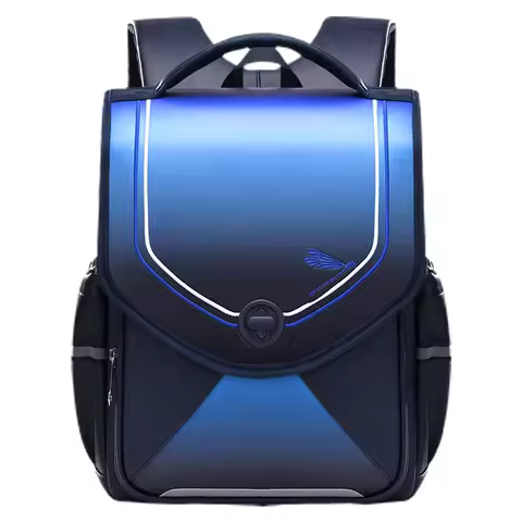 High quality Orthopedic School Bags for Children PU leather Backpacks Boy Girl Kid metal Hasp Japan 