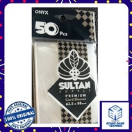 Sultan Sleeve - Standard Onyx - 63.5 x 88 - Premium Sleeves - 50pcs