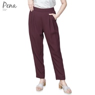Pena house กางเกงขายาว สม็อคหลัง สีพื้น PSPL002