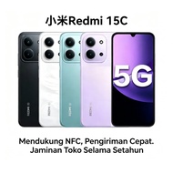 Redmi 15C 5G 8GB+256GB 6000mAh 33W Fast Charging Set Support NFC Jaminan 1 tahun