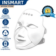 INSMART 7-Color Beauty Mask, 3-Level Adjustable EMS Microcurrent, 15-Minute Timer