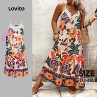 Lovito Boho Dress Spring/summer Dress for Women LBL31252