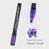 DSPIAE MKA Super Metallic Marker Brush Pen Environment-friendly Water-based Soft Head Pink Orange Re