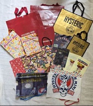 日本 Hysteric mini 紙袋 購物膠袋 包裝紙袋 禮物包裝袋