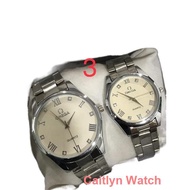 authentic watch ▦△✗COUPLE SET METAL CHAIN WATCH