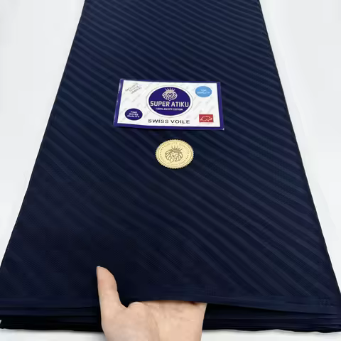 African Agbada Soft Atiku Fabric for Men, High Quality Material for Man Garment, Clothing, 5 Yards, 