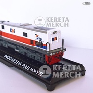 MINIATUR KERETA API INDONESIA MAINAN LOKOMOTIF ANAK DIECAST MAKET SEPUR CC 203 0101 AGUNG CRAFT HOBI