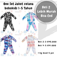 One Set Jacket Suit Children Tie Dye 1 2 3 4 5 Years Bobokids (Kbk-S22)