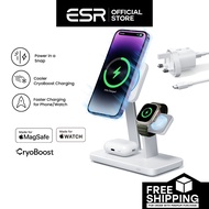 ESR 25W 3-in-1 Wireless Charger with MagSafe CryoBoost HaloLock - 2C571