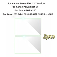 TEMU ชุดฟิล์มกระจกกันรอยหน้าจอ 4/2 ชิ้น ใช้ได้กับกล้อง Canon EOS Rebel T7/EOS R50 V/EOS R6/EOS R8/EO