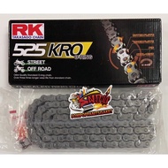Chain 525-120 O-RING (O-RING) Black Genuine Rk (525KRO-120) Rivet Joint