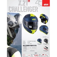GIVI X21 X.21 CHALLENGER SPIRIT MODULAR FLIP UP HELMET (BLUE/ GREY/ WHITE) M-XXL