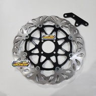 Piringan cakram disk rx king lebar plus breket 300mm cakram disk rx king lebar rx king